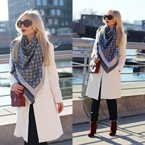 **SOLD***Authentic Denim Louis Vuitton Shawl